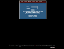 Tablet Screenshot of portal.planetarion.com